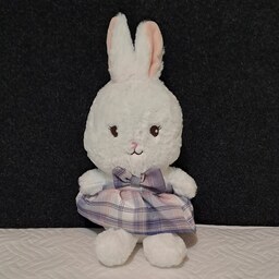 عروسک خرگوش دامن پاپیونی جنس نانو