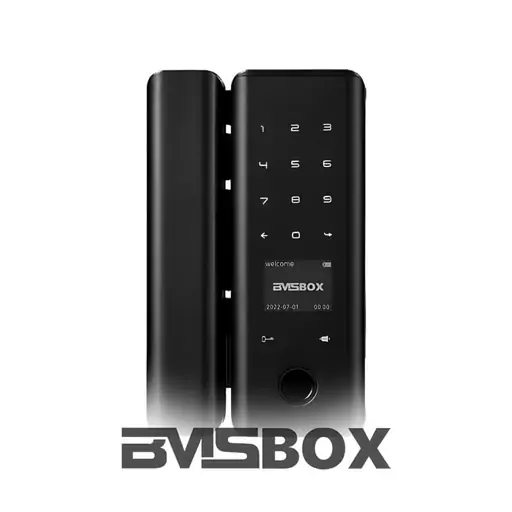 دستگیره هوشمند مدل SLG102 اهرمی برند BMSBOX - قفل هوشمند درب ویلایی