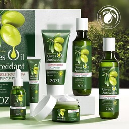 پک مراقبت از پوست انتی اکسیدان روغن زیتون ارگانیک 6 عددی زوزو ZOZU Olive Oil Antioxidant