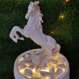آبنما رومیزی دکوری مدل اسب سفید