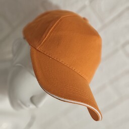 کلاه آفتابی نارنجی پسرانه مردانه زنانه دخترانه  ضد تعریق وارداتی  نقاب دار ژورنالی آفتابگیر  بهاره تابستانه اسپرت 