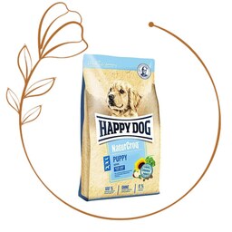 غذای سگ پاپی مدل نیچر کراک برند هپی داگ فله 1 کیلویی تاریخ انقضا 2025.3