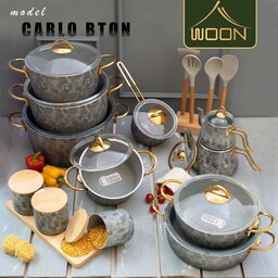 سرویس پخت و پز 26 پارچه وون مدل کارلو بتون- Carlo Bton