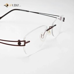 عینک طبی مردانه-زنانه بدونه دور کد 1727 rimless