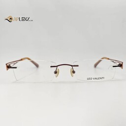عینک طبی بدونه دور مردانه-زنانه برند LEO VALENTI کد 1722 عینک طبی مردانه-زنانه
