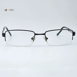عینک طبی مردانه-زنانه polo مشکی کد 1811 عینک نیم فریم