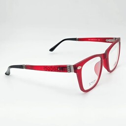 عینک طبی نشکن LUDEGSIDE قرمز TR90 مردانه-زنانه عینک نشکن شش ماه گارانتی شکست کد 1874