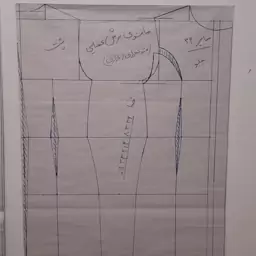 الگوی مانتو برش عصایی