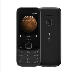گوشی موبایل نوکیا مدل 225  مشکی  با کد فعالسازی و انتقال مالکیت   پلمپ آکبند(  رم خور)