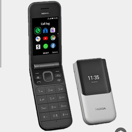  گوشی موبایل نوکیا Nokia 2720 FlipDual SIM 4GB Mobile Phone   پلمپ اکبند  ریجستری شده با کد فعالسازی ارسال رایگان 