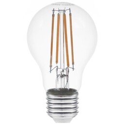 لامپ ال ای دی فیلامنتی 8 وات مصباح مدل حبابی شفاف کد A60 پایه E27