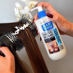 کرم آبرسان مو کامان کلاژن حجم  400 میلی - ترمیم کننده موی نازک ، وز ، شکننده ، نرم کننده و صاف کردن مو
