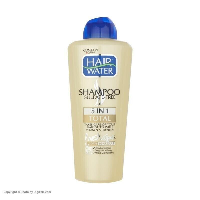 شامپو مو کامان  تثبیت کننده رنگ مو حجم  400 میل  رطوبت رسان مو  ضد ریزش مو  مراقبت از ساقه