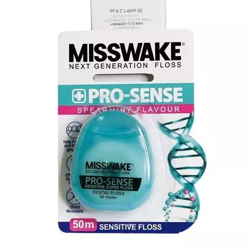 نخ دندان روزانه - Misswake میسویک مدل ضد حساسیت Pro Sense - جلوگیری از ایجاد التهاب کد 403