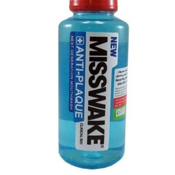 دهانشویه - Misswake میسویک مدل Anti Plaque آنتی پلاک - حجم 200 میل - جلوگیری از خونریزی و التهاب لثه - ضدعفونی کننده