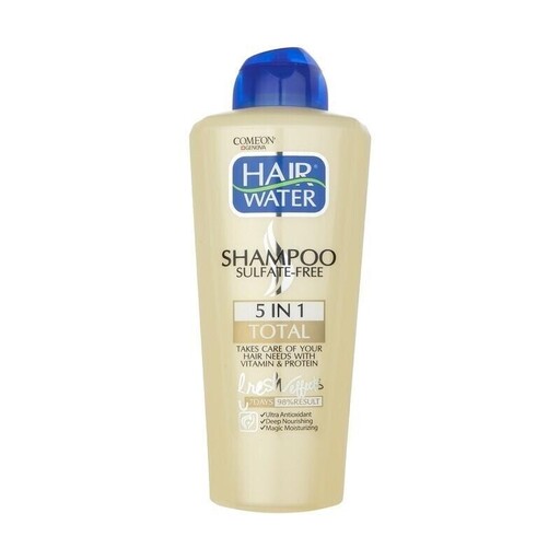 شامپو مو کامان ComeOn  Total  in   حجم  400 میل   تثبیت کننده رنگ مو  رطوبت رسان مو  ضد ریزش مو  مراقبت از سا