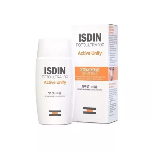 ضد آفتاب ضد لک اکتیو یونیفای ایزدین ACTIVE UNIFY SPF+50 حجم 50 میل