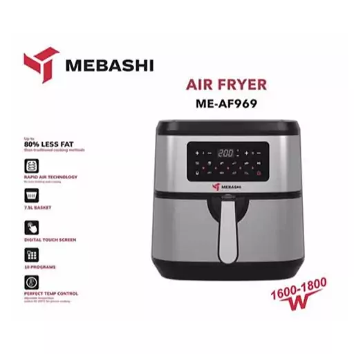 سرخ کن بدون روغن مباشی مدل ME-AF969