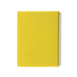دفتر 100 برگ سیمی ساده زرد