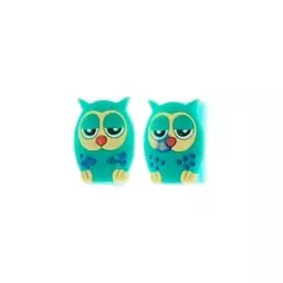 محافظ کابل شارژ مدل animal بسته 2 عددی - owl-سبز