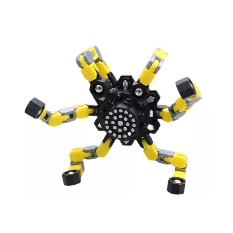 اسپینر رباتی مدل spider - زرد