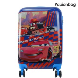 چمدان کودک طرح ماشین ها یا مک کوئین کد15 سایز 20 اینچ (بزرگ)