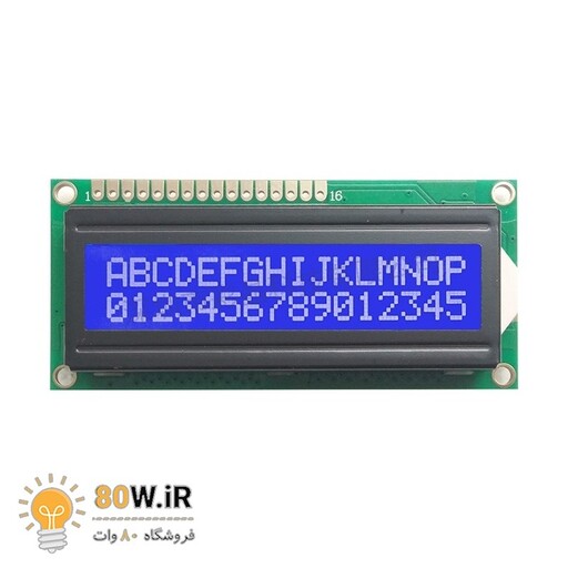 LCD کاراکتری 2x16 بک لایت آبی