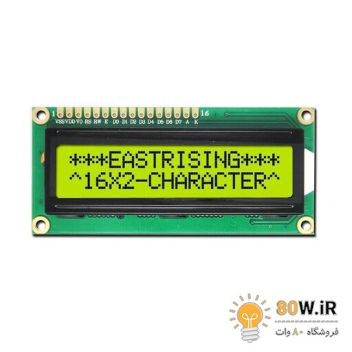 LCD کاراکتری 2x16 بک لایت سبز