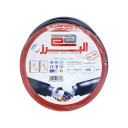 سیم برق افشان 1 در 6 اعتماد کابل البرز مدل ETM16BK