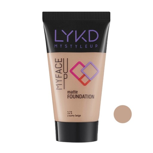 کرم پودر لایکد مدل MATTE FOUNDATION شماره 121 حجم 30 میلی لیتر