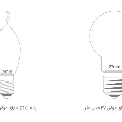 لامپ اس ام دی 15 وات پارس شهاب پایه E27