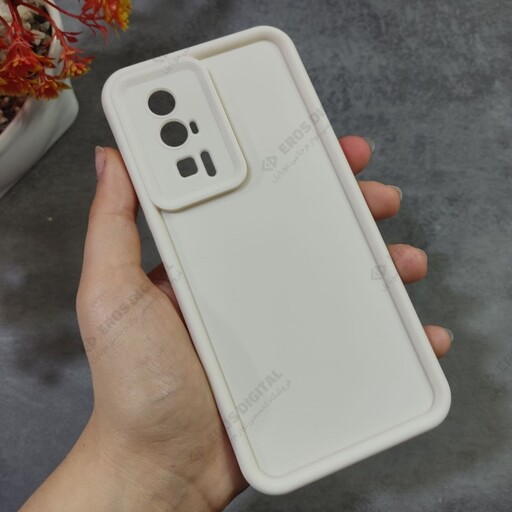 قاب گوشی Poco F5 Pro مدل Solid Case - سفید-شیری