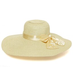 کلاه ساحلی زنانه مدل مروارید کد C192H5