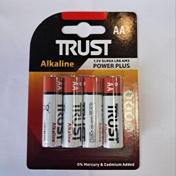 باتری قلمی آلکالاین پلاس پاور بسته 4 عددی تراست Trust AA