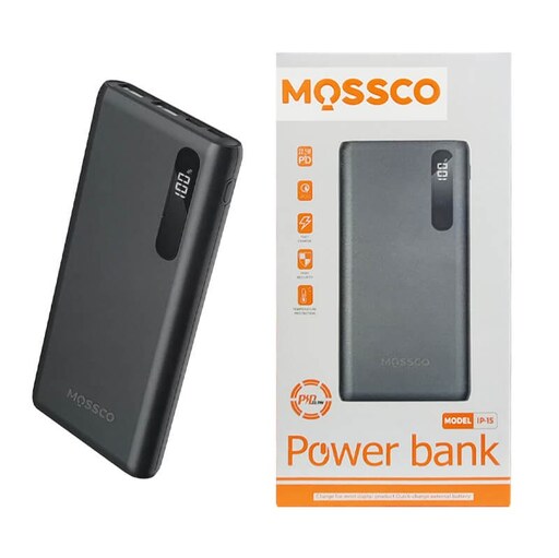 پاوربانک 10000 سوپرفست شارژ 22.5 وات مسکو مدل MOSSCO IP15