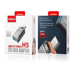مبدل USB 3.0 OTG به USB -c برند هیسکا مدل H5