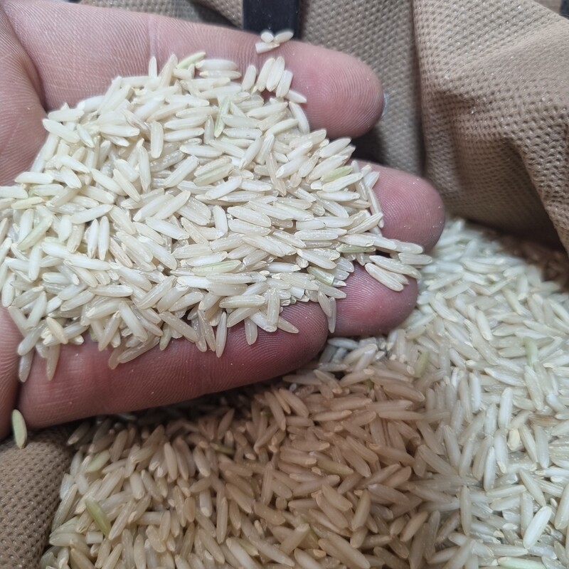 برنج قهوه ای  رژیمی برنج با سبوس ایرانی درجه یک 5 کیلویی 