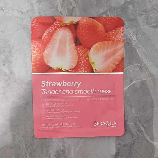 ماسک ورقه ای توت فرنگی Strawberry بیوآکوا BIOAQUA 