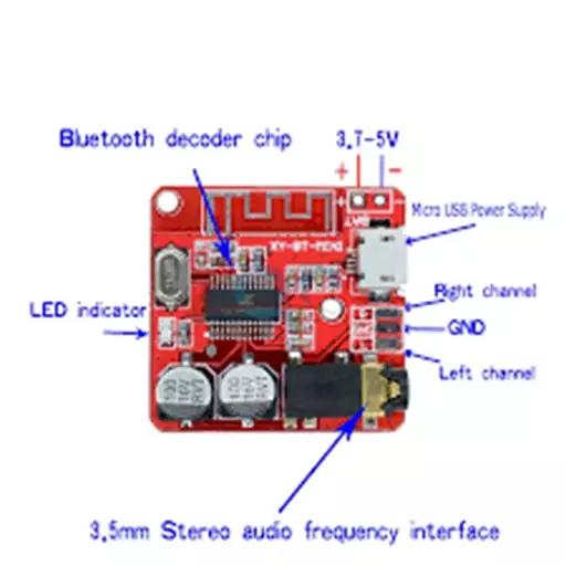 ماژول بلوتوث xy-bt-mini بسته 5عددی