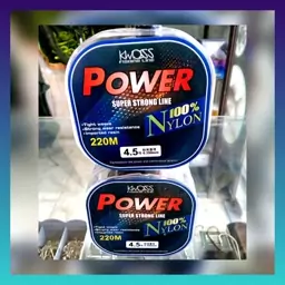 نخ ماهیگیری برند پاور POWER صددرصد نایلون 220 متری شماره 35