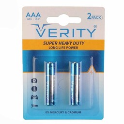  باتری نیم قلمی وریتی AAA  مدل Super Heavy Duty
