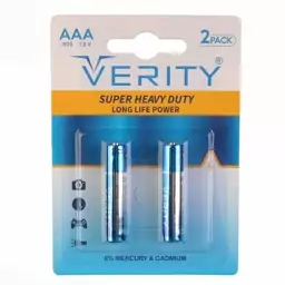  باتری نیم قلمی وریتی AAA  مدل Super Heavy Duty
