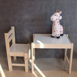 ست میز و صندلی  چوبی کودک طرح ایکیا چوب روس گالری فرانه
