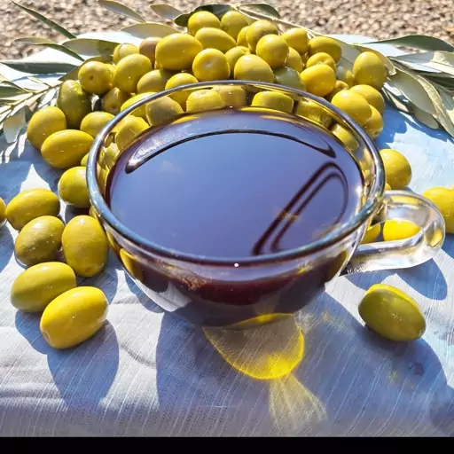 روغن زیتون پرس سرد با بو 3 لیتری به وزن 2850گرم خالص