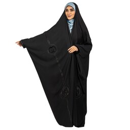 چادر مشکی عربی مدل تیارا جنس کر پ حریر قطری اصل 
