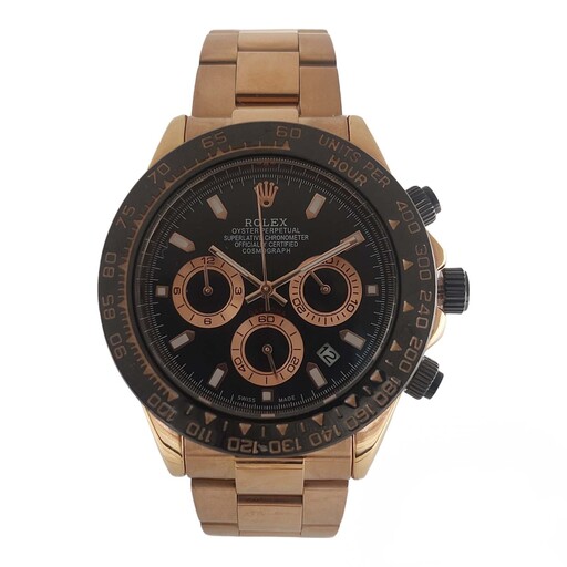 ساعت مچی مردانه رولکس دیتونا سه موتوره کرنوگراف  ROLEX DAYTONA RG-BK-BK