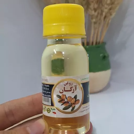 روغن آرگان روسی خالص 60 سی سی تقویت مو رشد مو رفع موخوره حالت دهنده مو