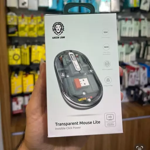 ماوس گرین لاین Transparet mouse Lite