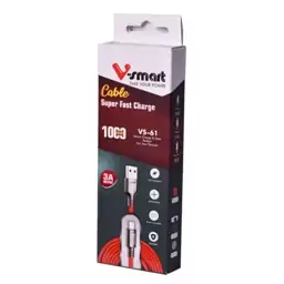 کابل شارژ میکرو Micro USB شرکت V-SMART کیفیت عالی(اشانتیون دار)