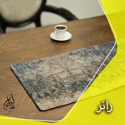 رانر مخمل لمینت دار لیزری ایران خاتون در ابعاد (130 در 40 ) کد 17